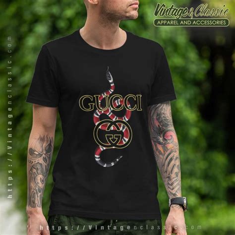 t shirt gucci con disegno snake|gucci jersey t shirt.